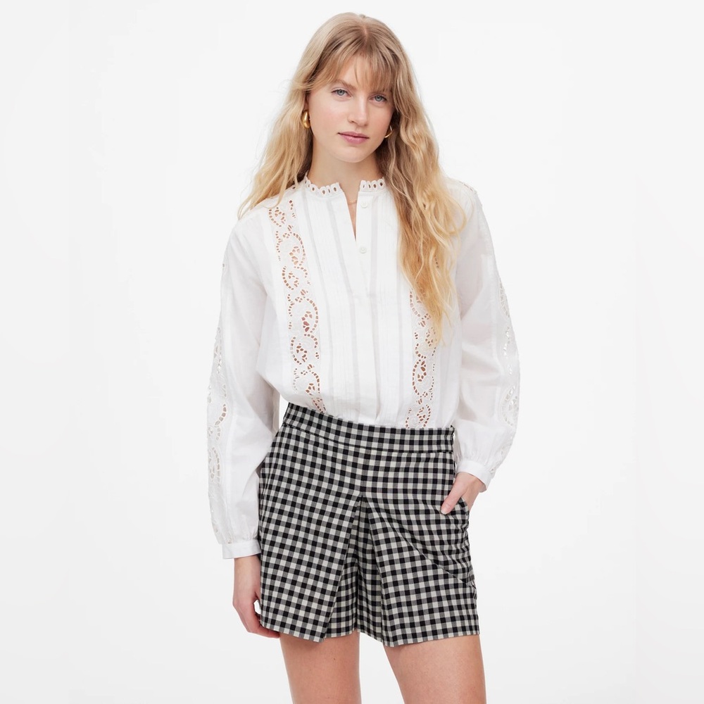 Madewell Gingham Mini Skort